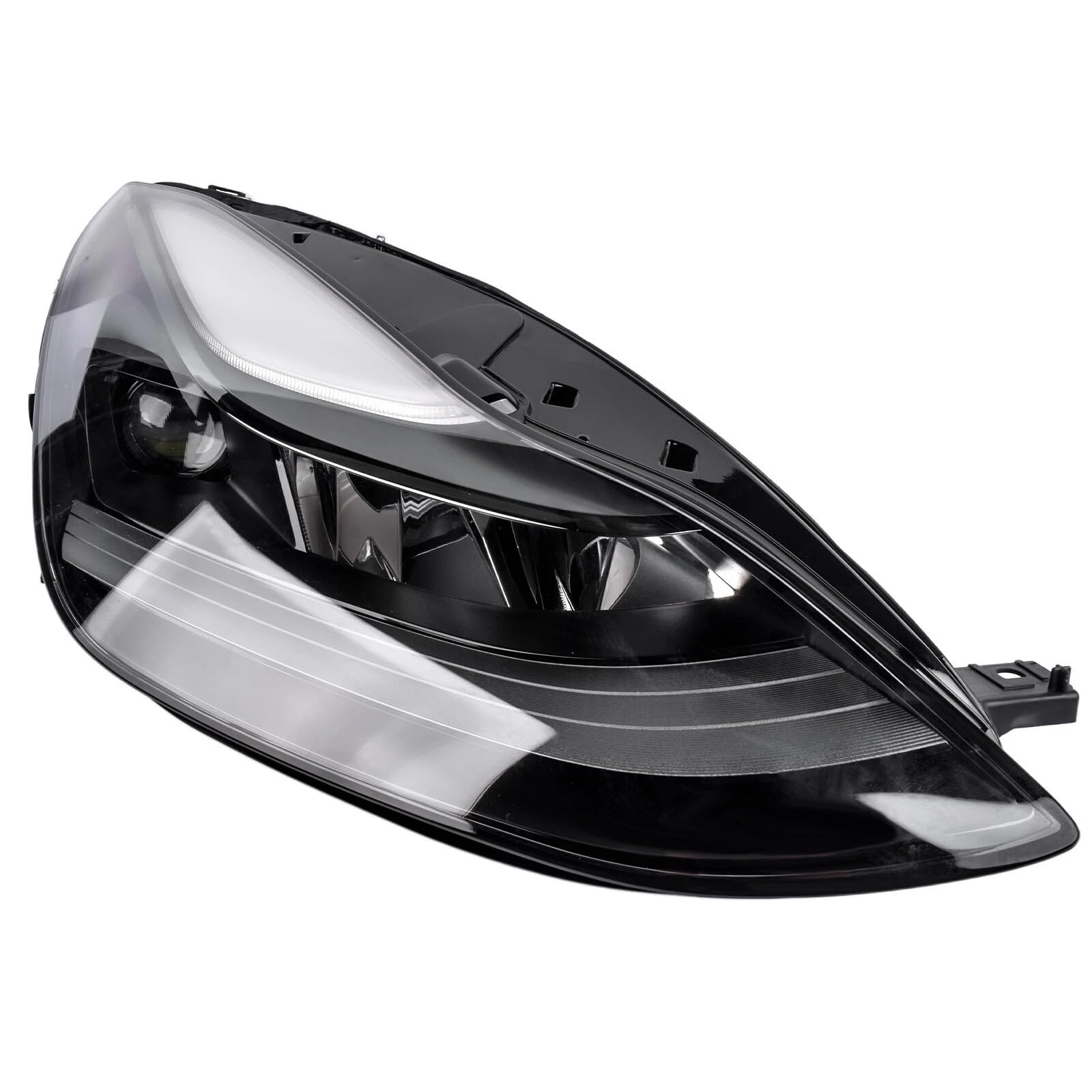 PENSUN passenger-side full LED headlight assembly for Model 3 improves nighttime visibility.