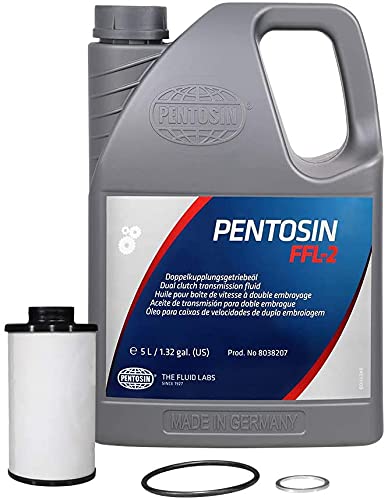 Pentosin OE filter and seals close-up for precise DSG transmission service