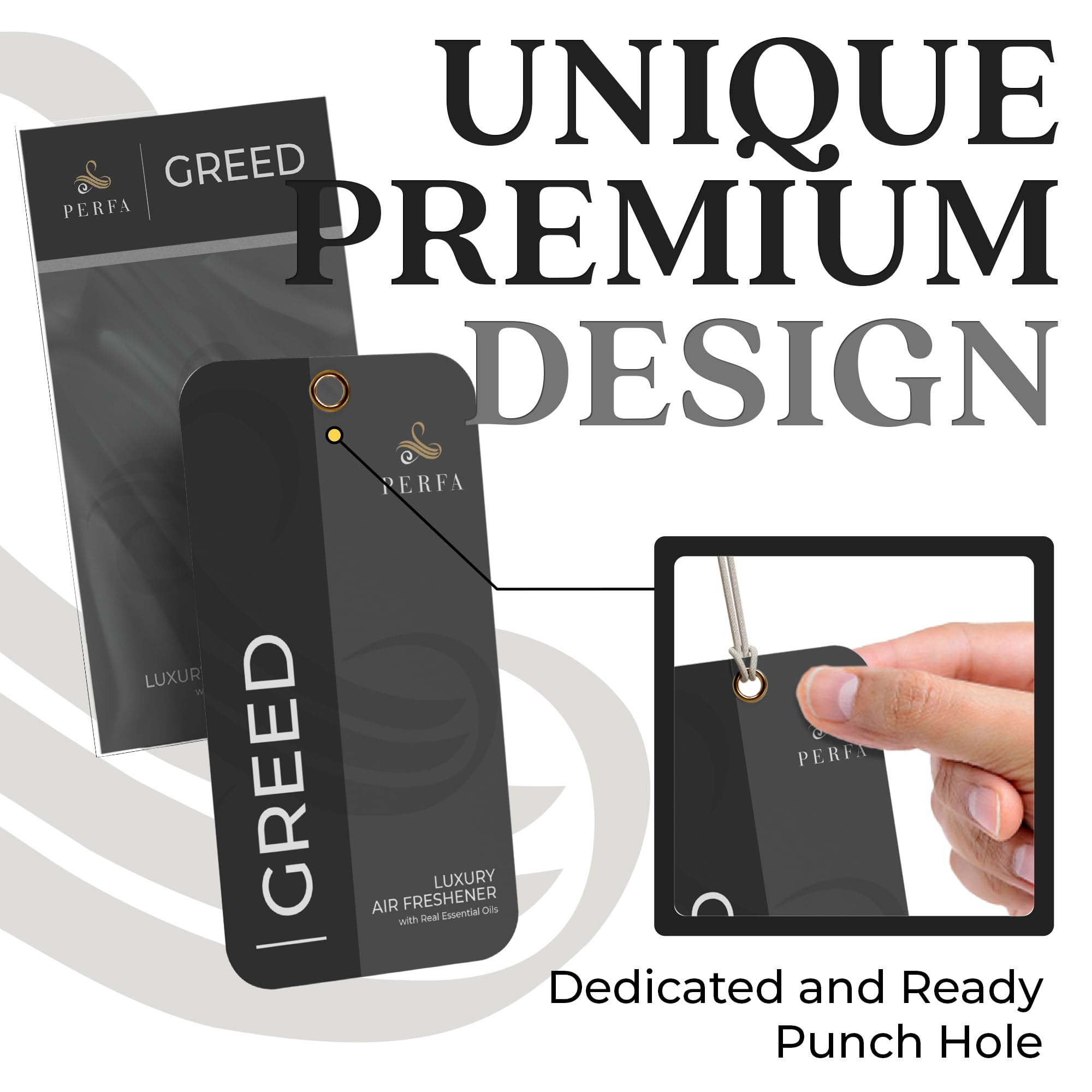 Perfa Greed odour elimination technology neutralising smells in car