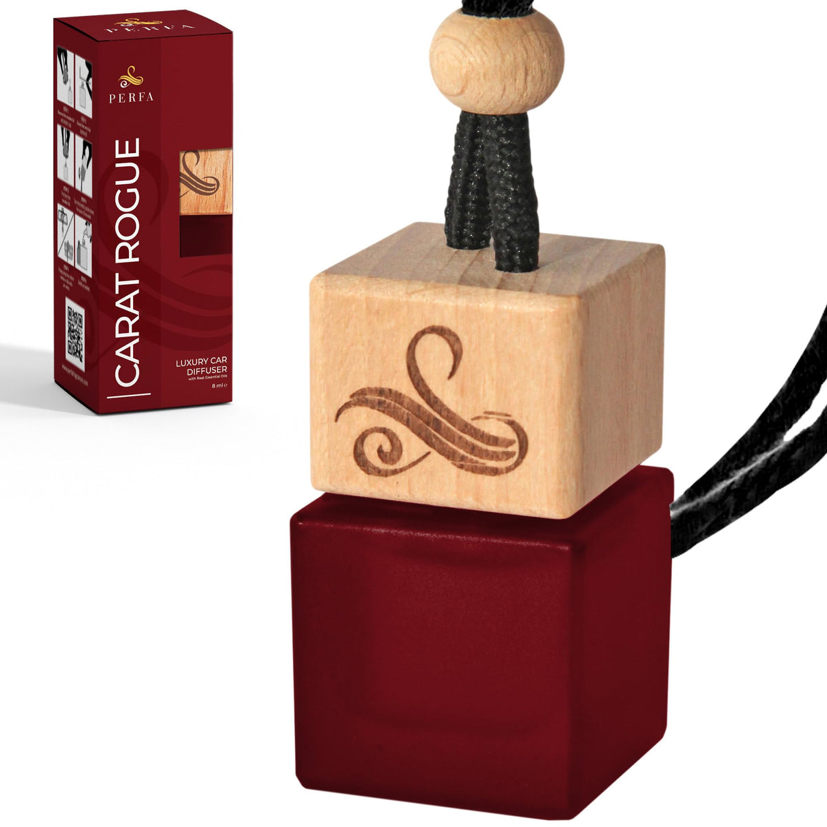 Perfa luxury amber saffron car perfume bottle with long-lasting fragrance