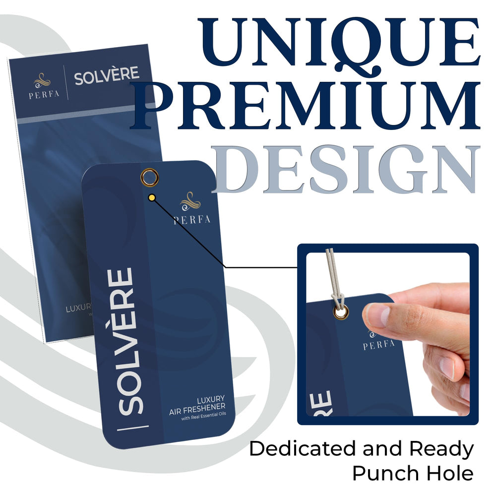 Perfa Solvère odour eliminator technology neutralizes car odours.