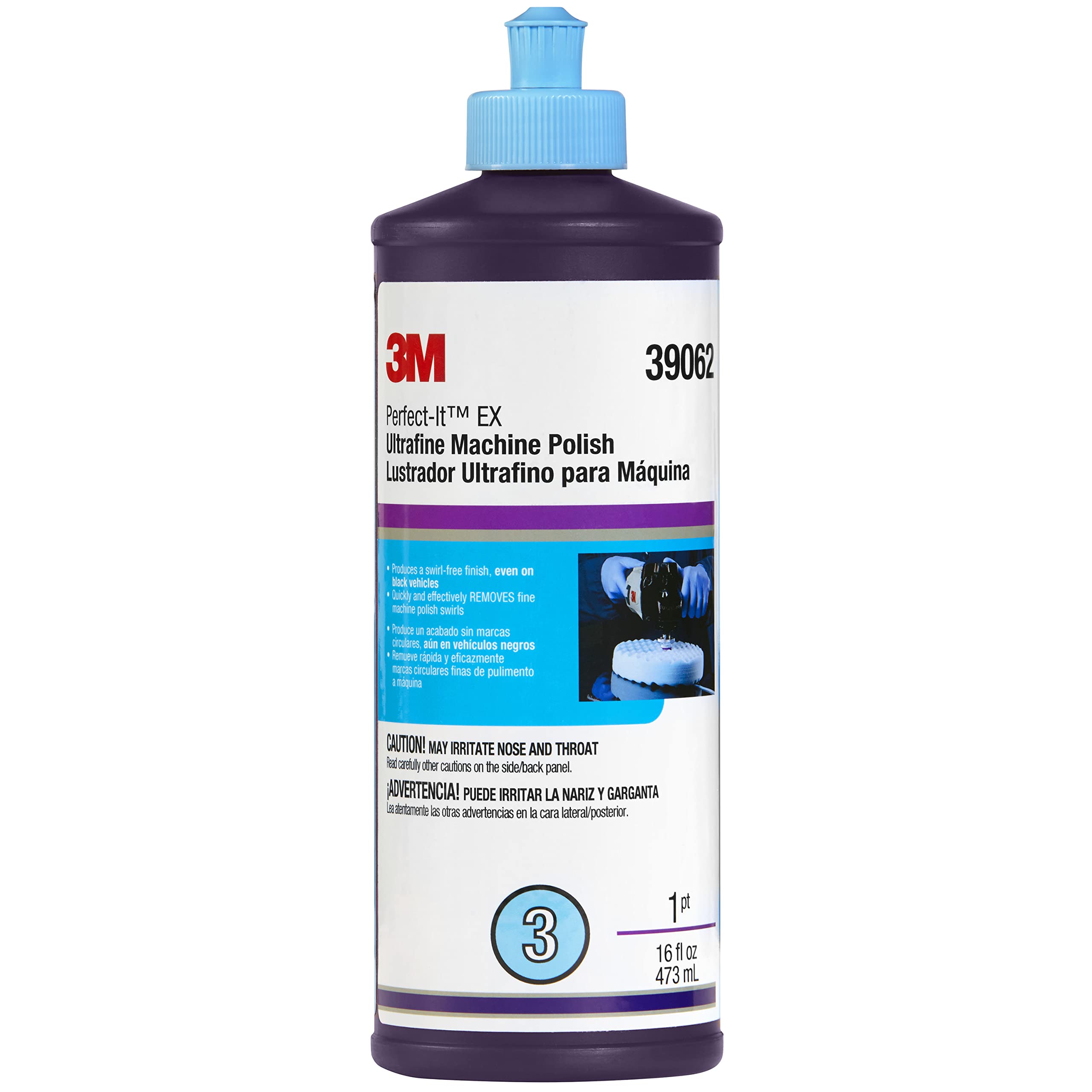 Perfect-It EX Ultrafine Polish bottle ready for showroom-grade finish and reduced swirl marks.