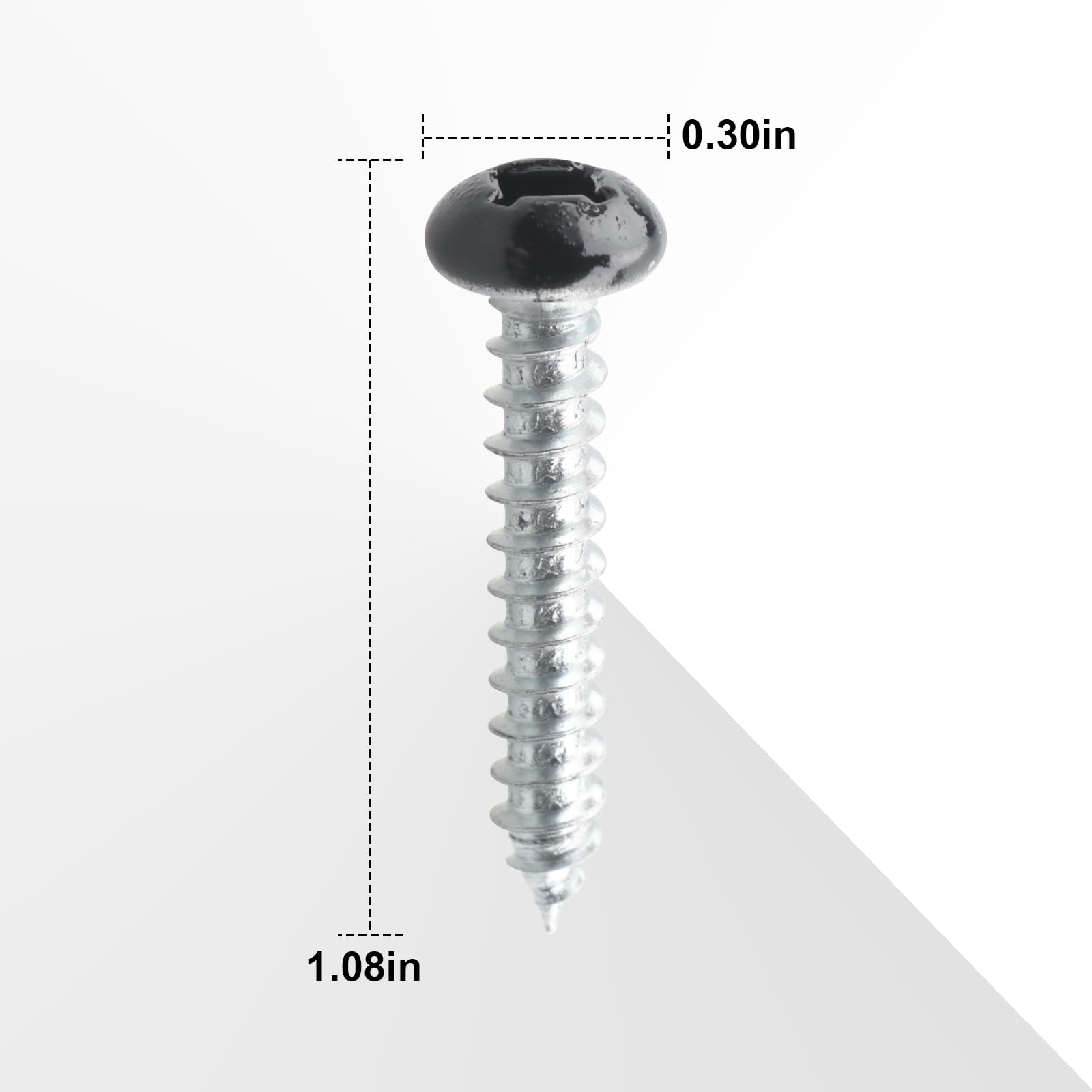 Perfect Pairz 8x1 screws close-up showing sharp threads for quick secure fastening.