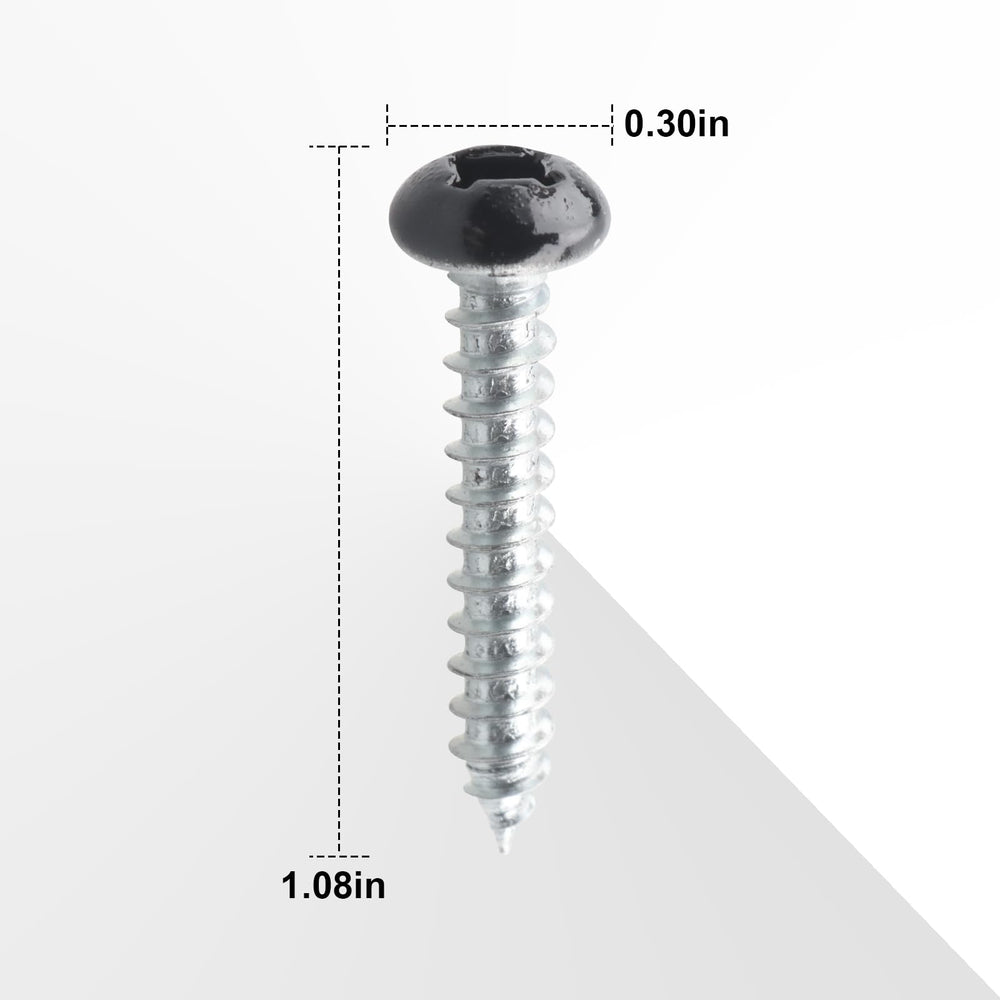 Perfect Pairz 8x1 screws close-up showing sharp threads for quick secure fastening.