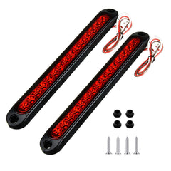 PerfecTech 15 LED trailer light shows brake and tail illumination for marine and off-road use.