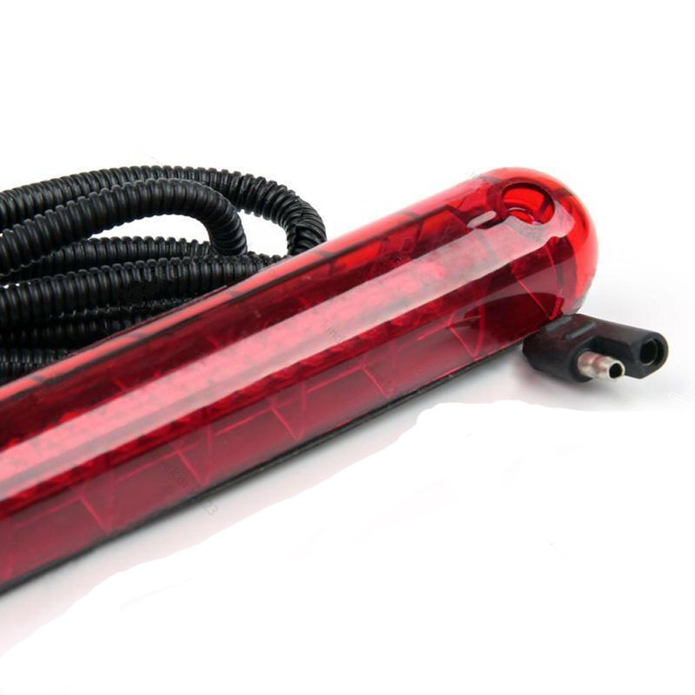 PerfecTech red brake light installed as third brake light on vehicle
