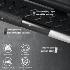 Perfit Liner 2-inch tubes provide solid support for heavy loads.
