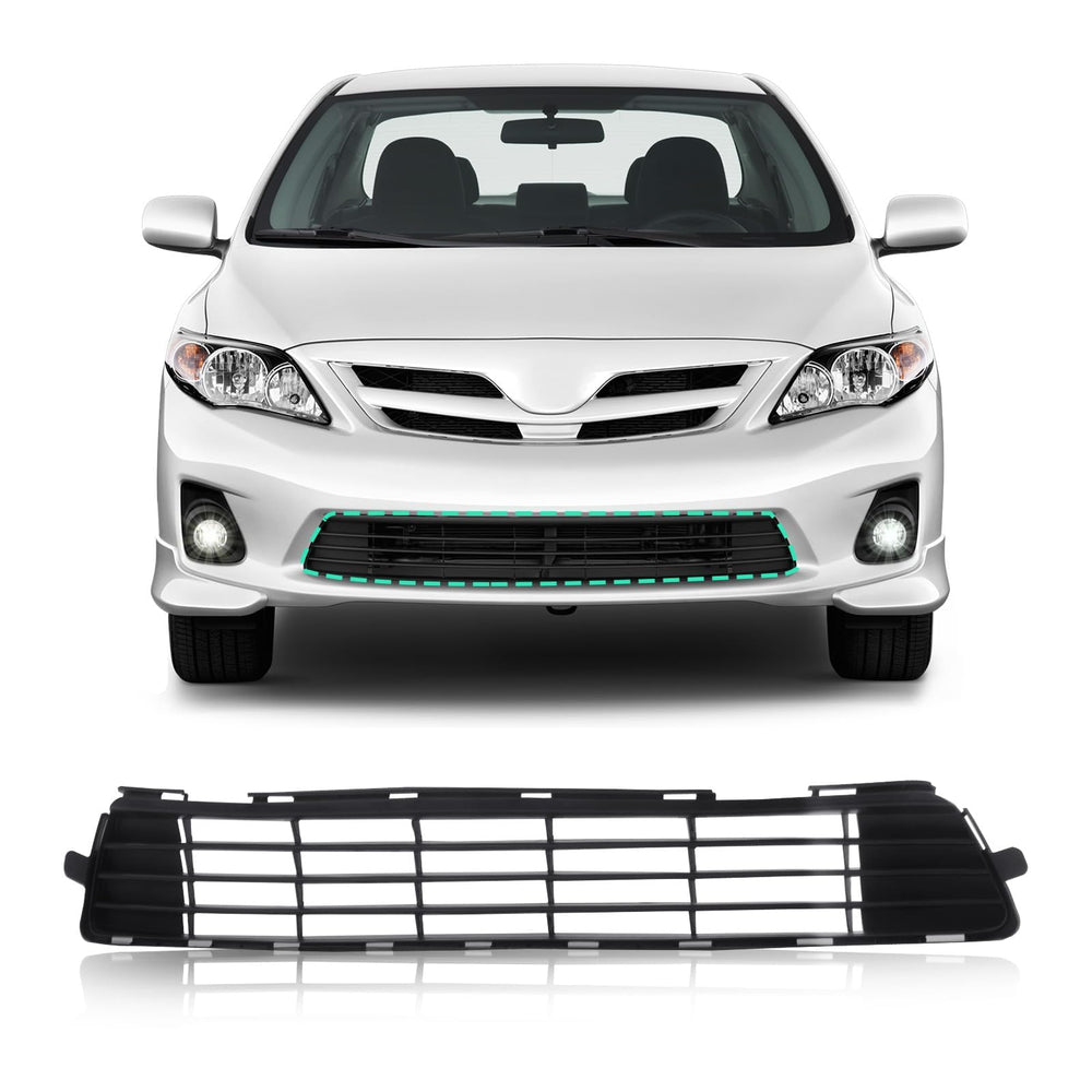 Perfit Liner front bumper lower grille for Toyota Corolla 2011-2013 with precise OEM-like fit