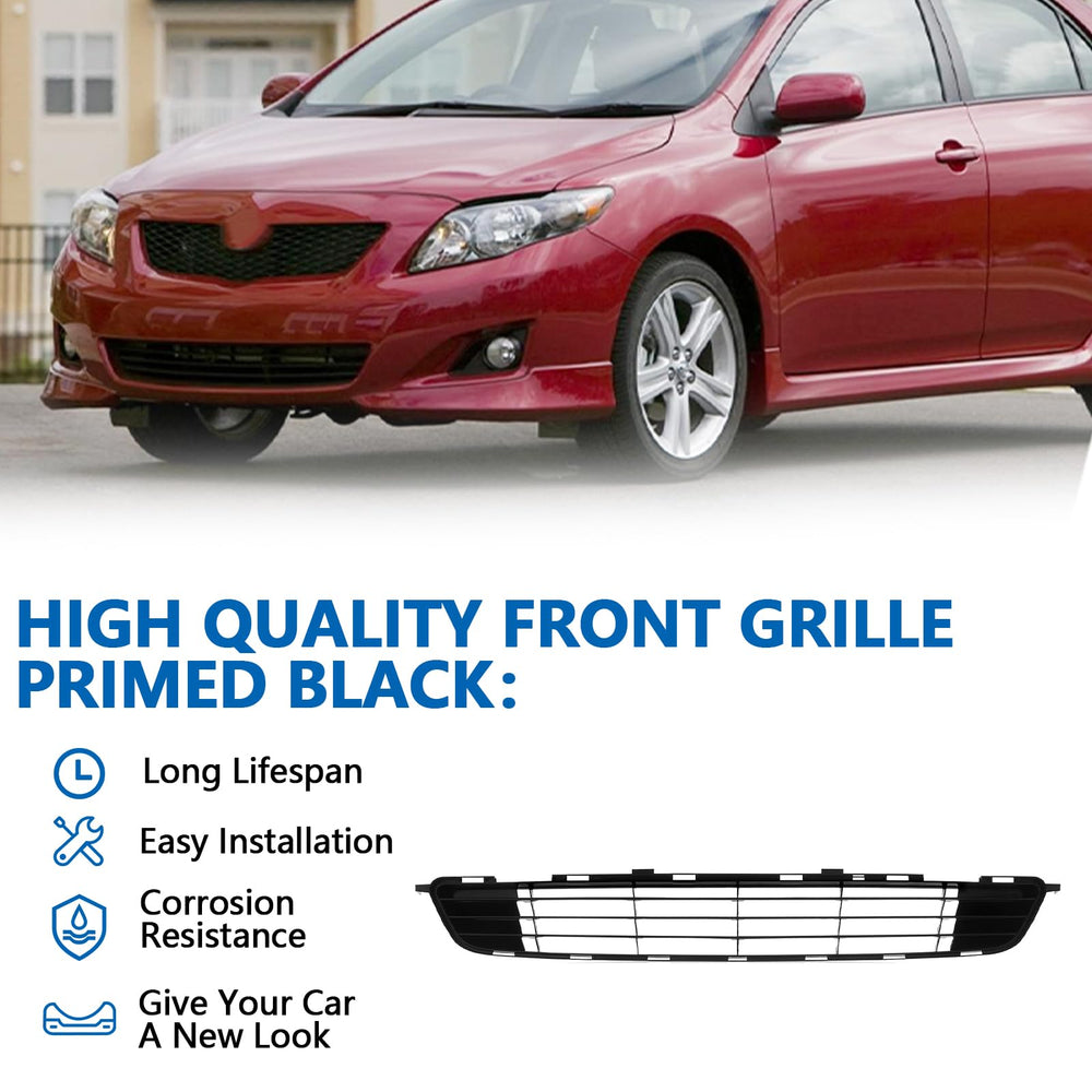 Perfit Liner packaging includes grille for straightforward Corolla replacement.