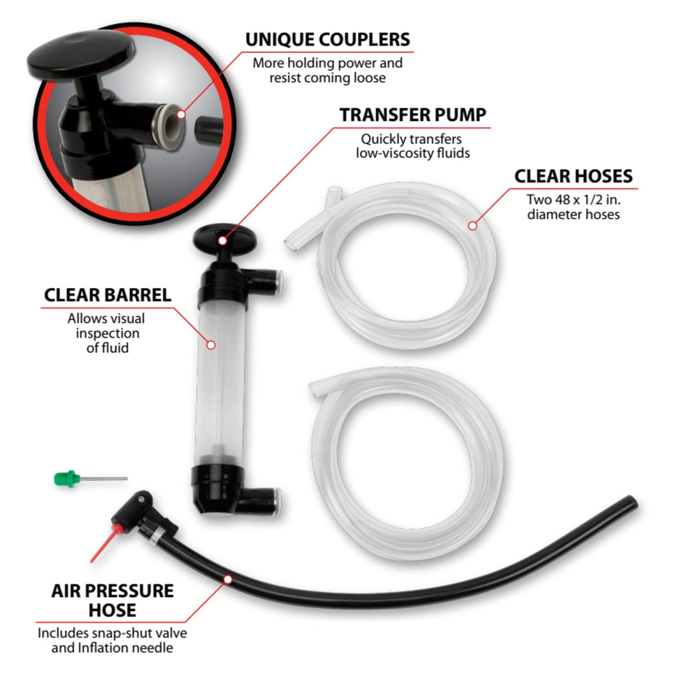 Performance Tool W1156 quick-change hose-connection enabling fast setup.