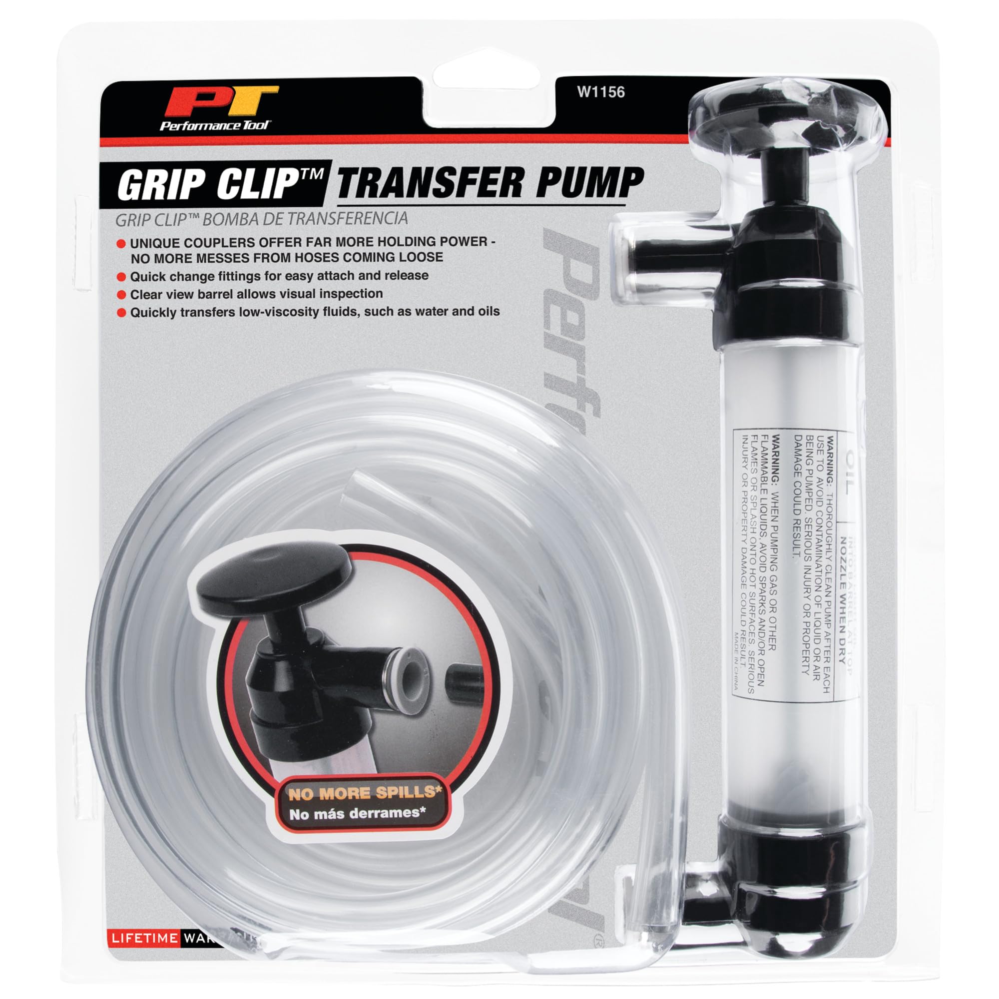 Performance Tool W1156 snap-shut valve for precise flow control.