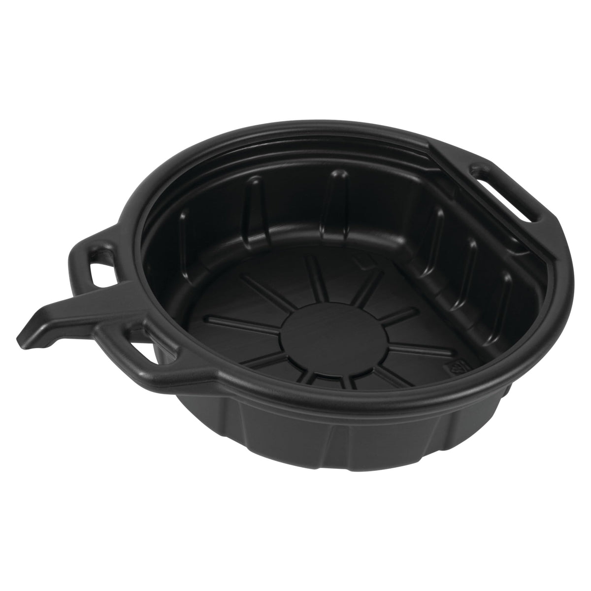Performance Tool W4071 wide opening facilitates clean oil collection during engine service.