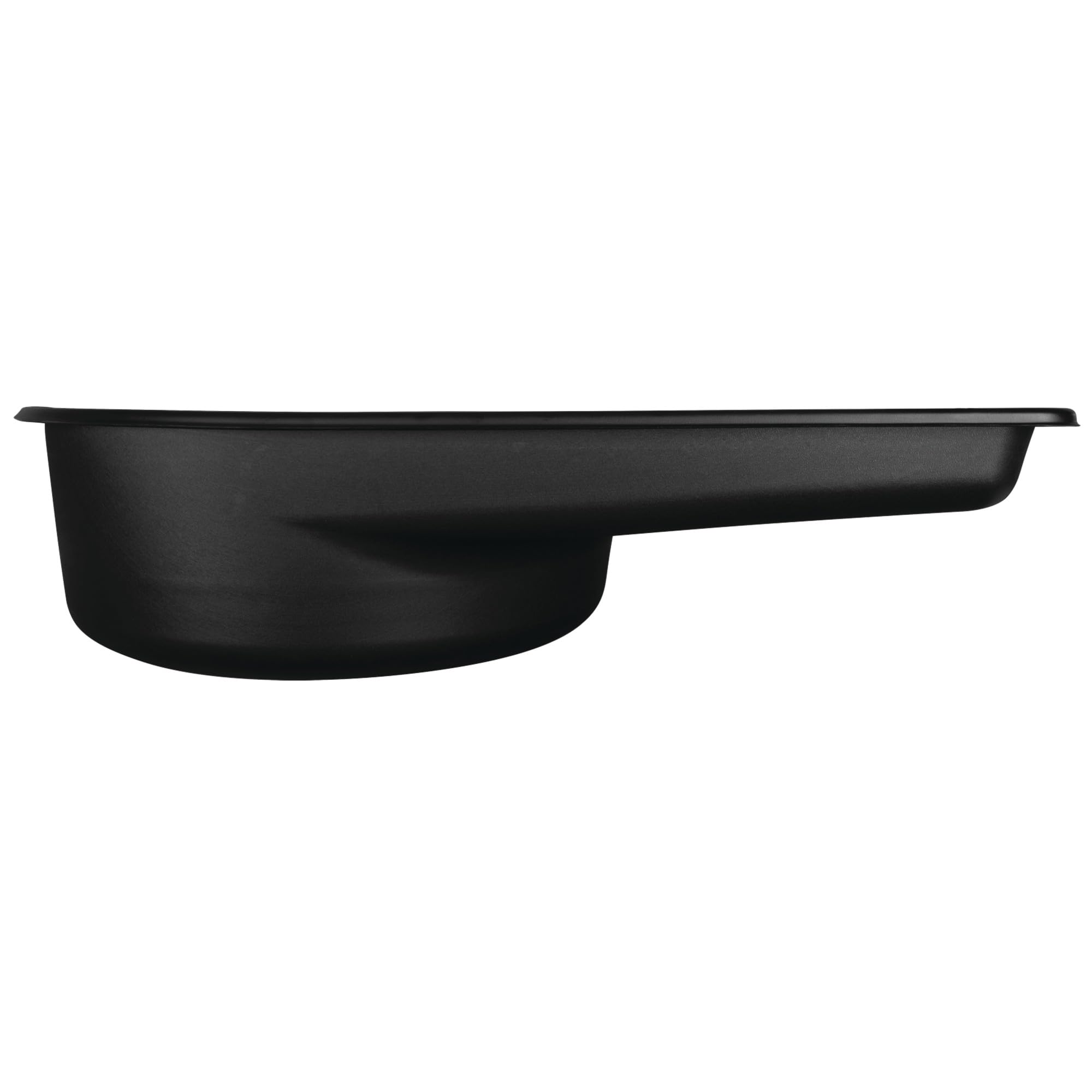 Performance Tool W4072 7.5-gallon capacity handles large fluid drains with ease.