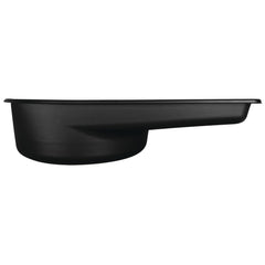 Performance Tool W4072 7.5-gallon capacity handles large fluid drains with ease.
