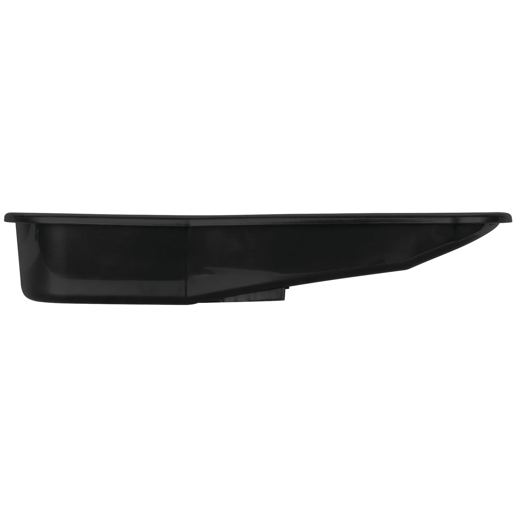 Performance Tool W4073 splash guard lip contains splashes during use.