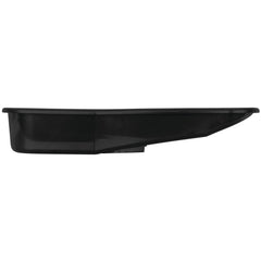 Performance Tool W4073 splash guard lip contains splashes during use.