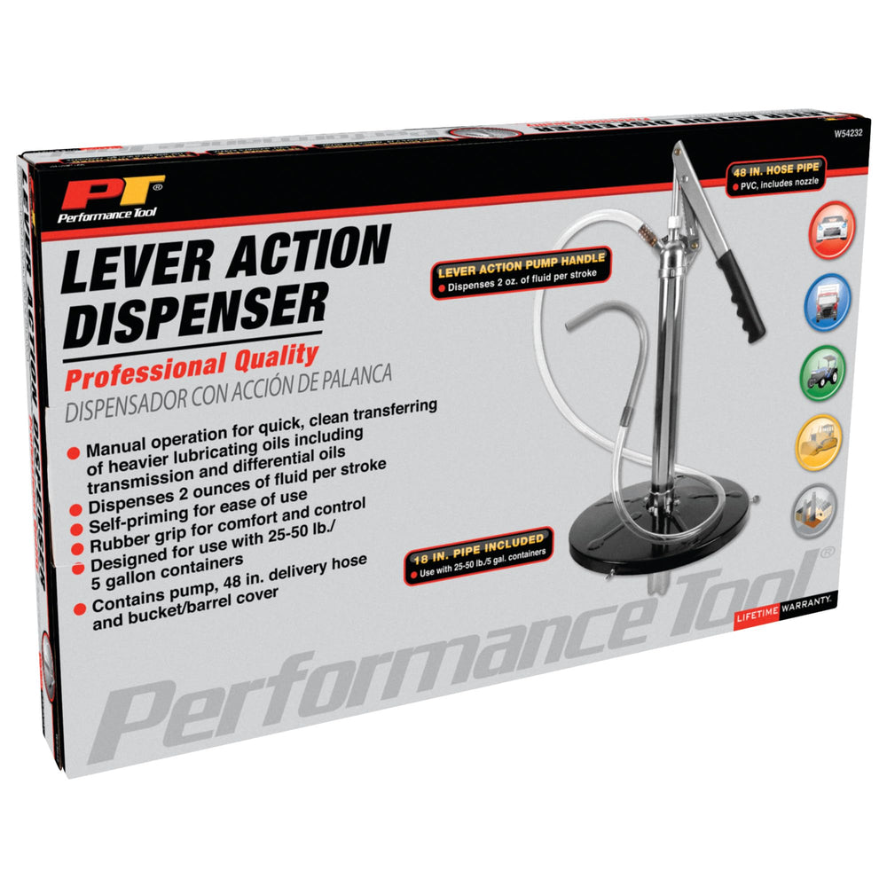 Performance Tool W54232 durable construction withstands heavy-duty industrial use.