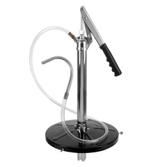 Performance Tool W54232 lever-action bucket pump enables controlled 5-gallon fluid dispensing.
