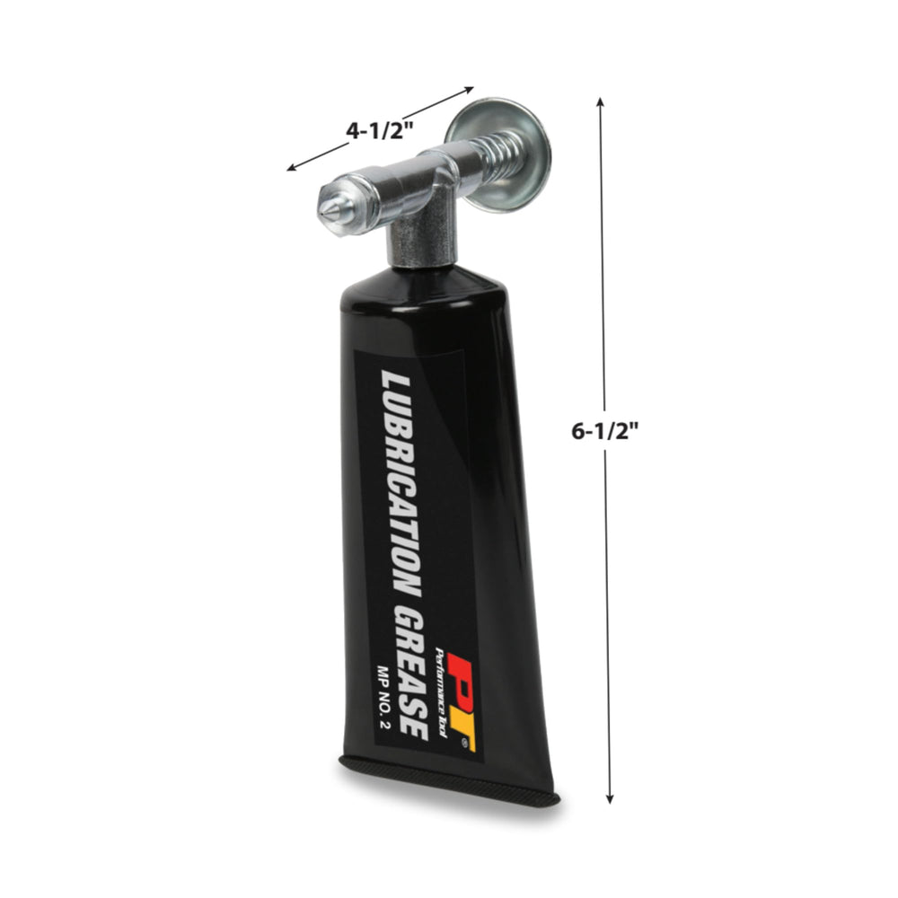 Performance Tool W54235 grease gun in use on bearings and hubs for smooth operation.