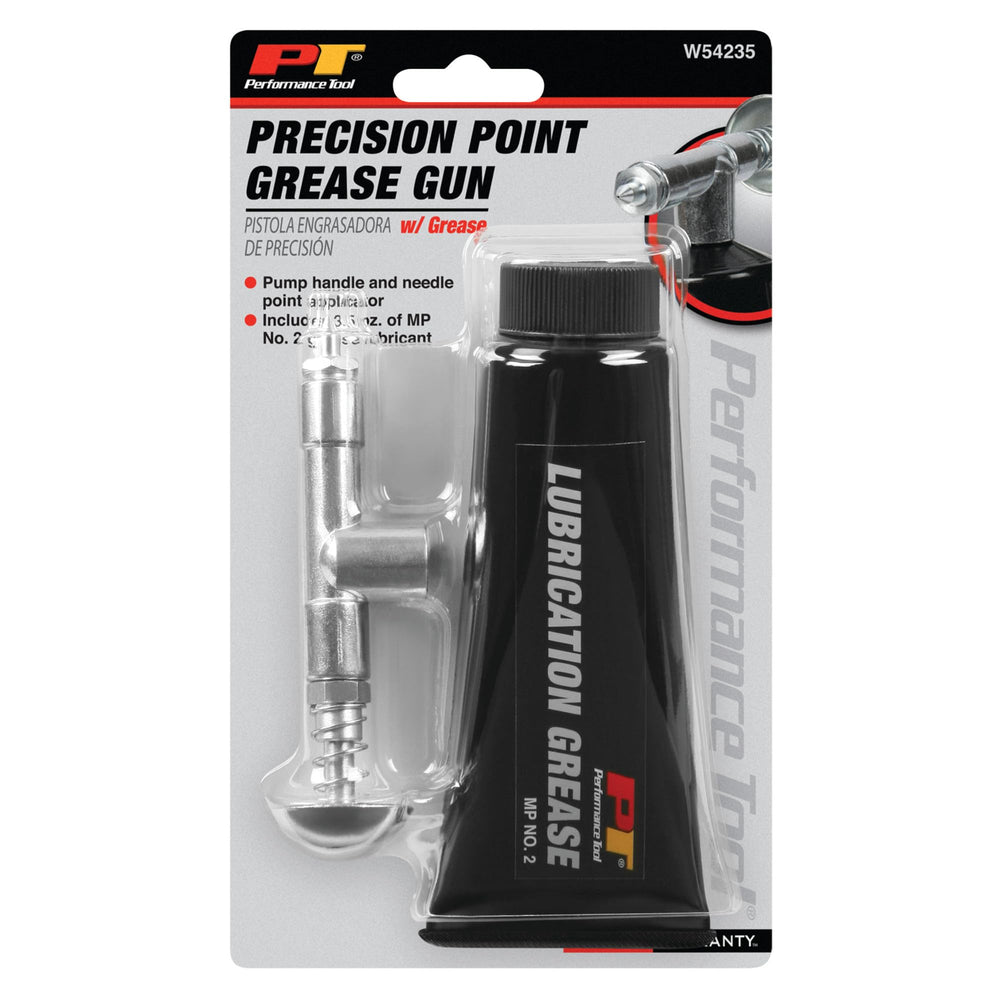 Performance Tool W54235 U-joint lubrication with focused grease delivery.