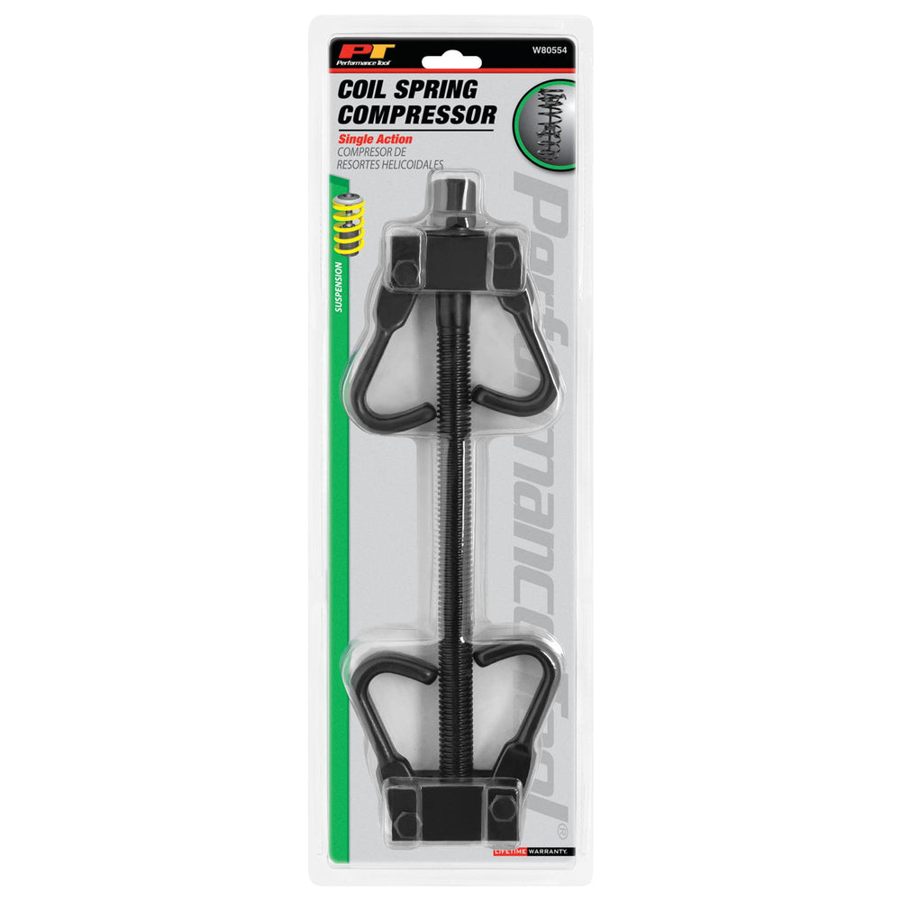 Performance Tool W80554 coil spring compressor ideal for common car and truck springs.