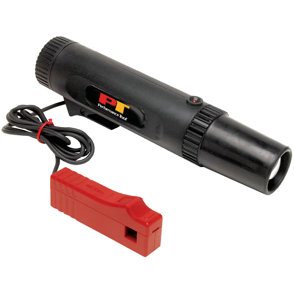 Performance Tool W80578 front view of self-powered timing light for daylight timing.