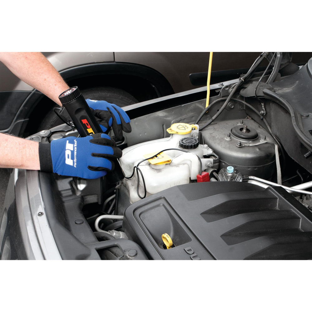 Performance Tool W80578 built-in work light illuminates engine bays.