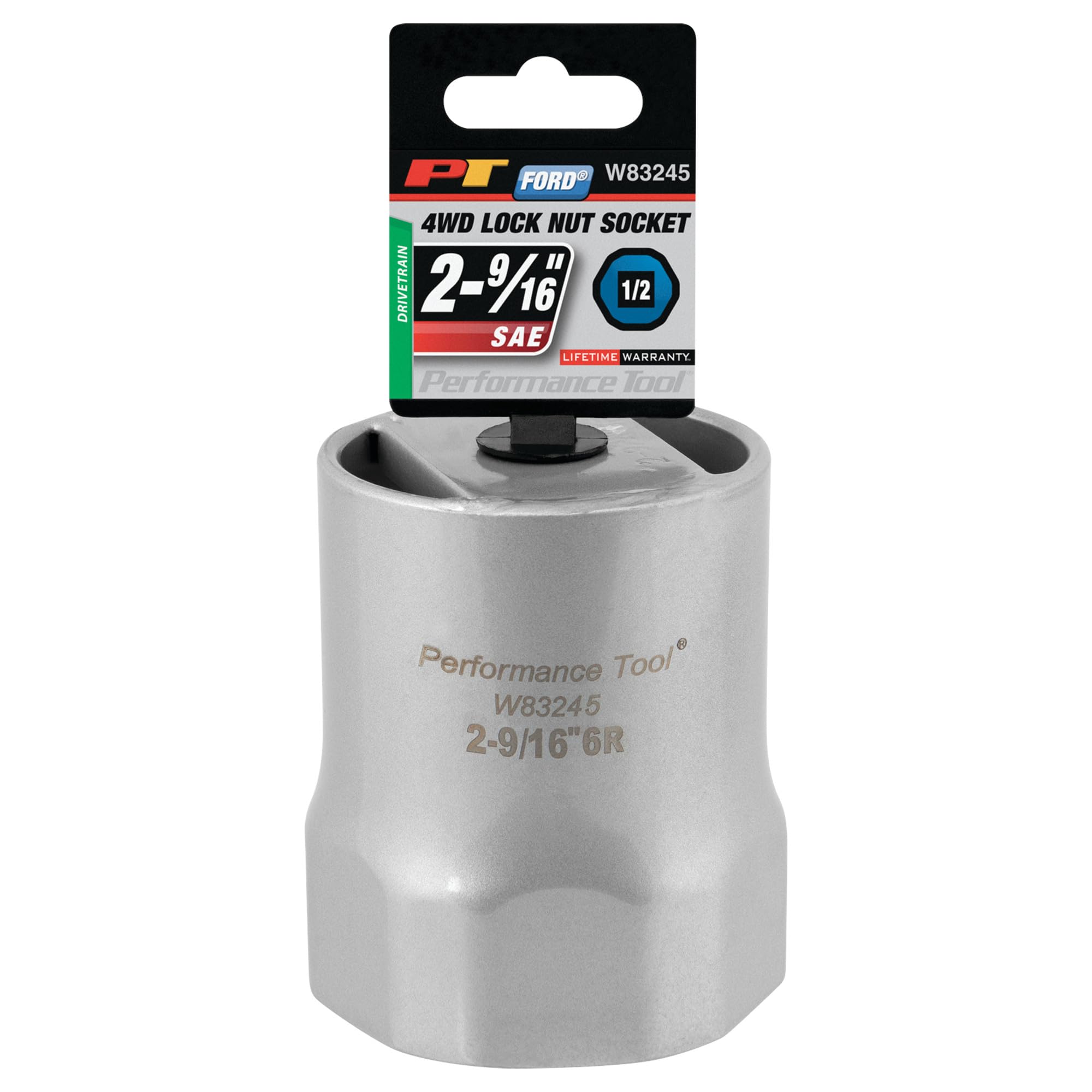 Performance Tool W83245 easy-to-use socket with 1/2-inch drive for faster work