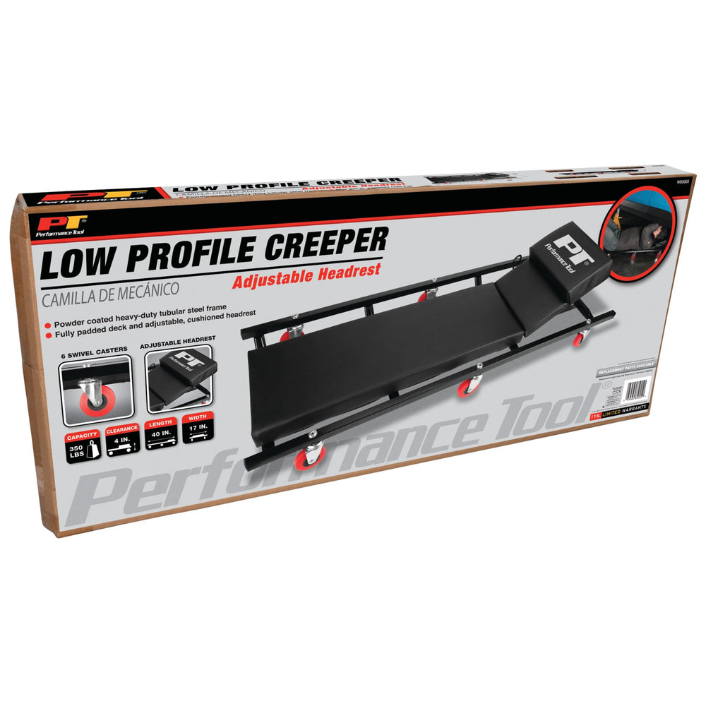 Performance Tool W85005 ideal for under-vehicle work with ample space