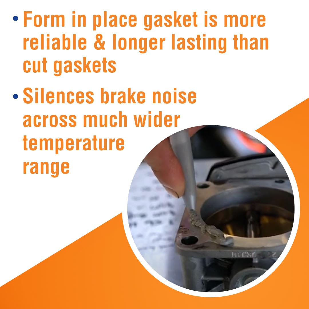 Permatex 82195 Ultra Grey applied on gasket area for leak resistant seal.
