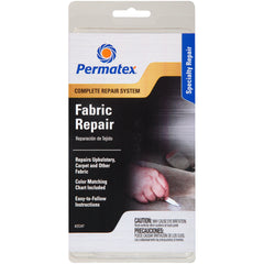 Permatex Fabric Repair Kit Gel for automotive upholstery repairs with color matching