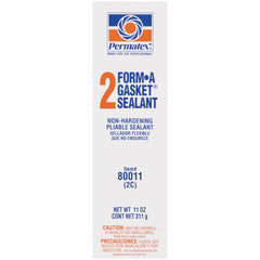 Permatex Form-A-Gasket 2 sealant bottle showing slow-drying gasket sealant for easy disassembly