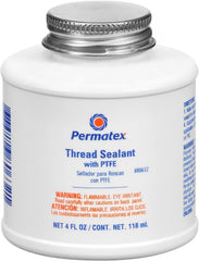 Permatex ITW Devcon 80632 thread sealant 4 oz can seals threaded joints under pressure.