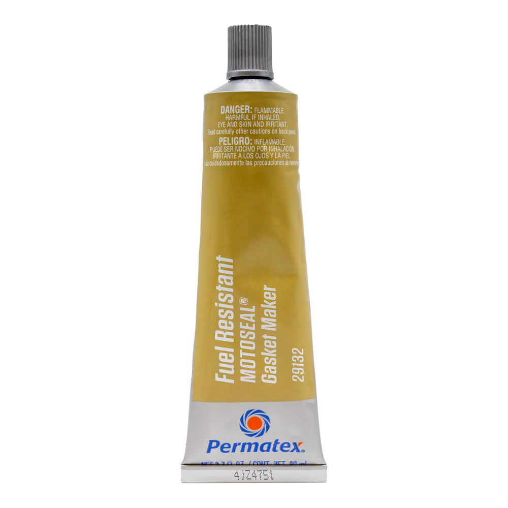 Permatex MotoSeal 1 ideal for frequently disassembled engines and two- or four-cycle builds.