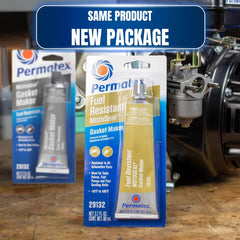 Permatex MotoSeal 1 applied to an uneven joint for a flexible, durable seal.