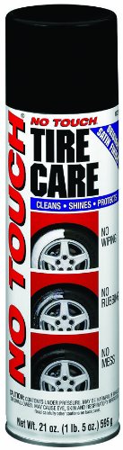 Permatex No Touch NT21-6 Tire Shine bottle front showing 21 oz container for tire care