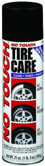 Permatex No Touch NT21-6 Tire Shine bottle front showing 21 oz container for tire care