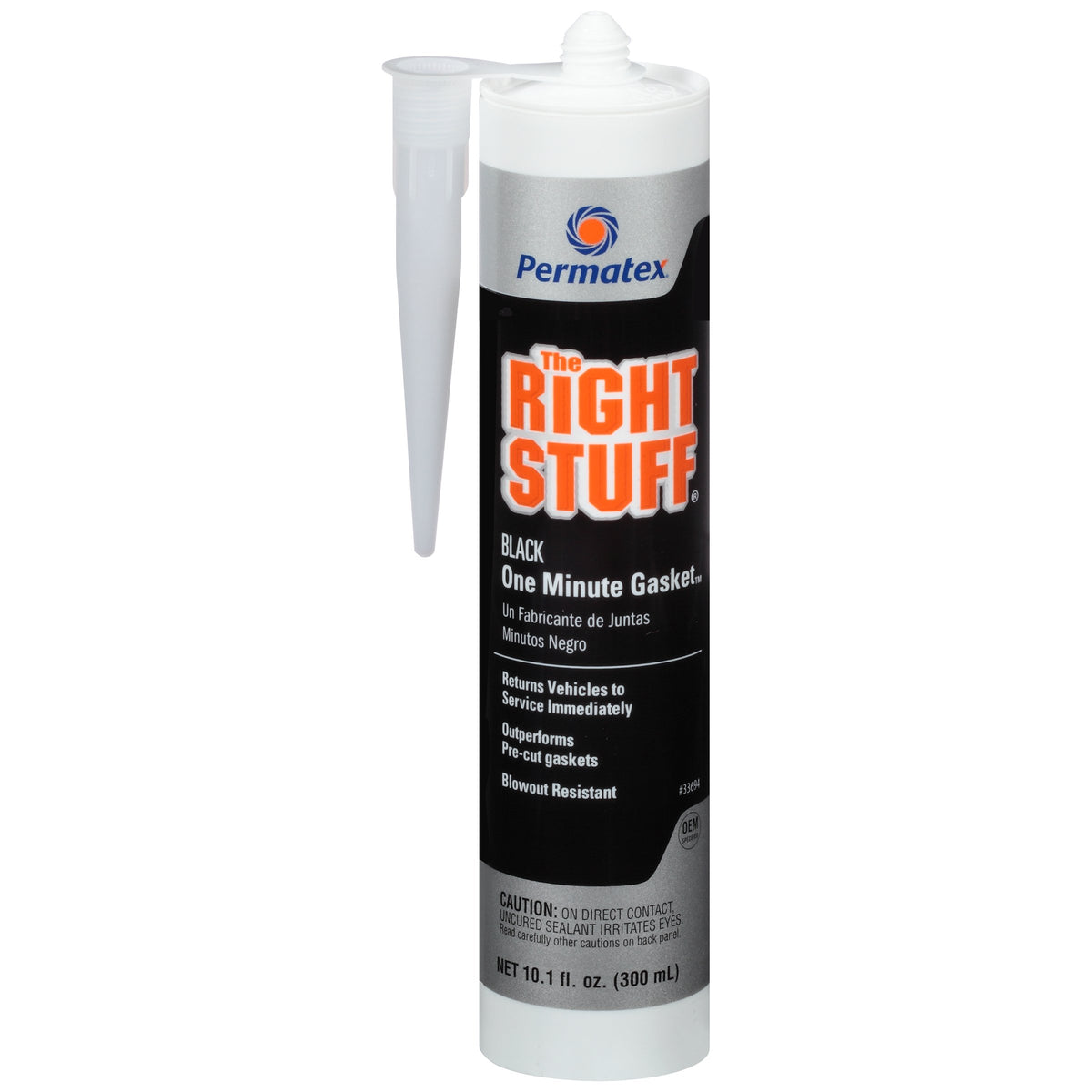 Permatex The Right Stuff bottle applying instant gasket seal