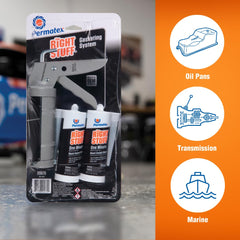 Permatex The Right Stuff formed-in-place seal provides durable gasket under vibration