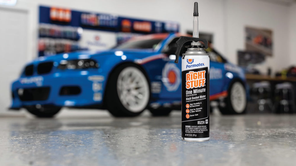 Permatex The Right Stuff installed on timing cover for quick durable seal.