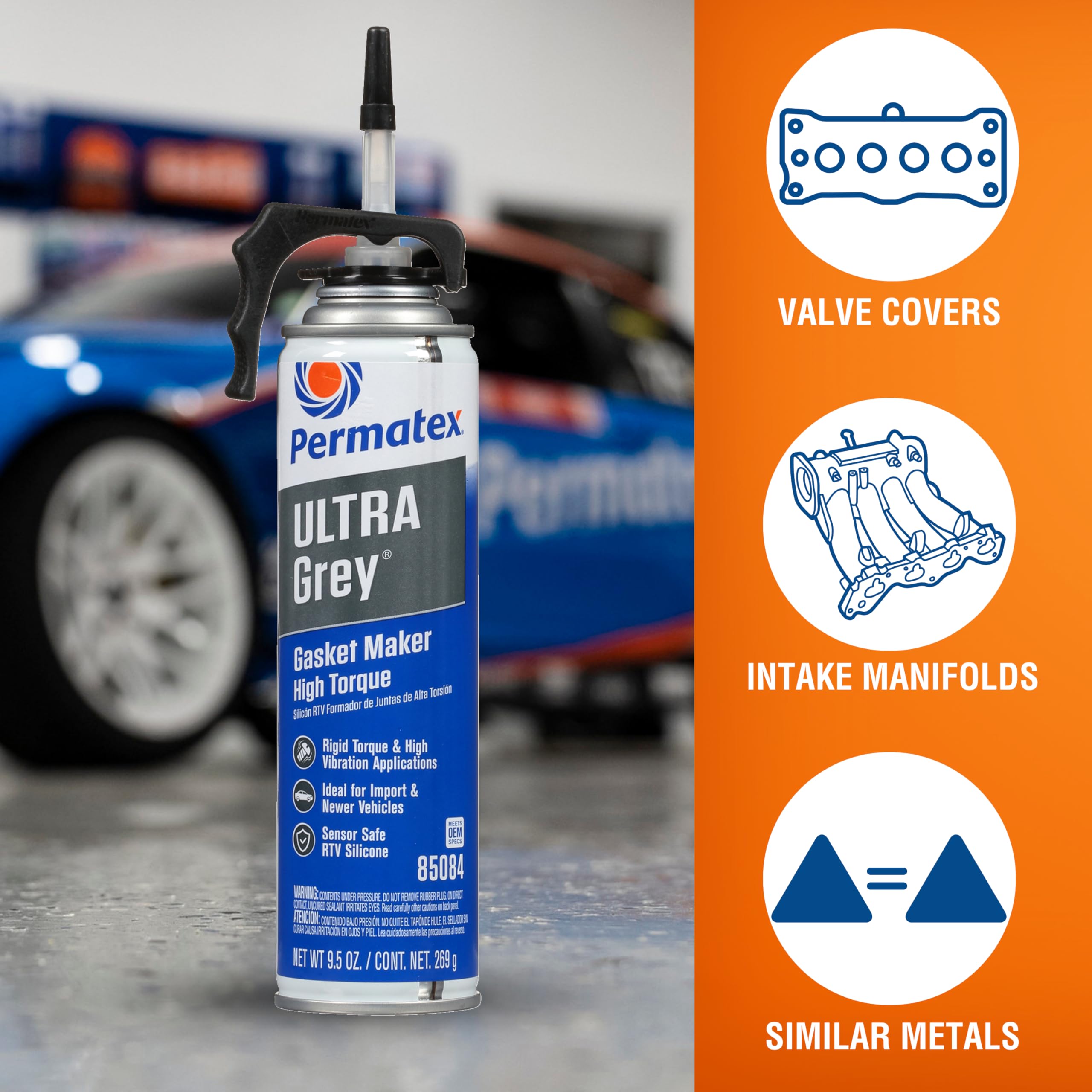Permatex Ultra Grey PowerBead application enables precise bead control