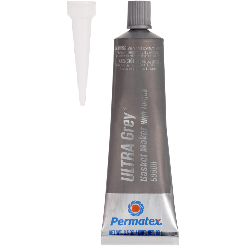 Permatex Ultra Grey seals oil pan end joints against leaks