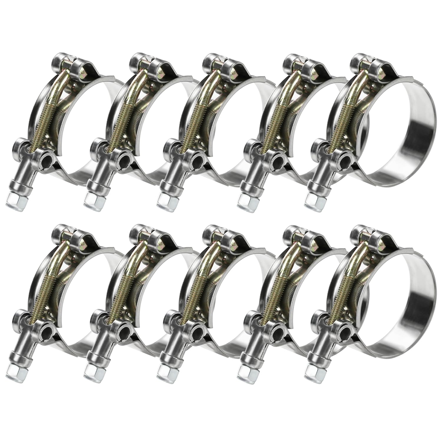 PEROMI T Bolt Hose Clamp 46-52mm pack for secure hose connections and durable performance.