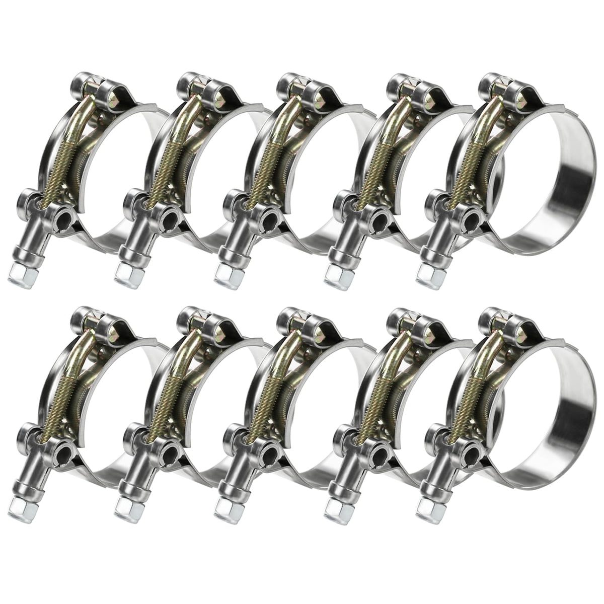 PEROMI T-Bolt hose clamp closeup showing durable stainless steel build