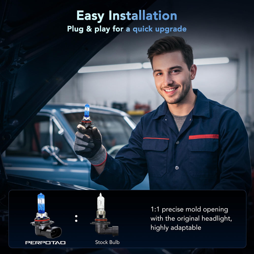 PERPOTAO 9012/HIR2 bulb pack includes two bulbs