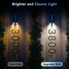 PERPOTAO 9012/HIR2 bulb side angle highlights easy installation