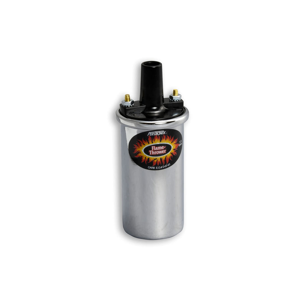 Pertronix Flame Thrower 40001 coil specifications showing multiple primary resistances for flexible integration