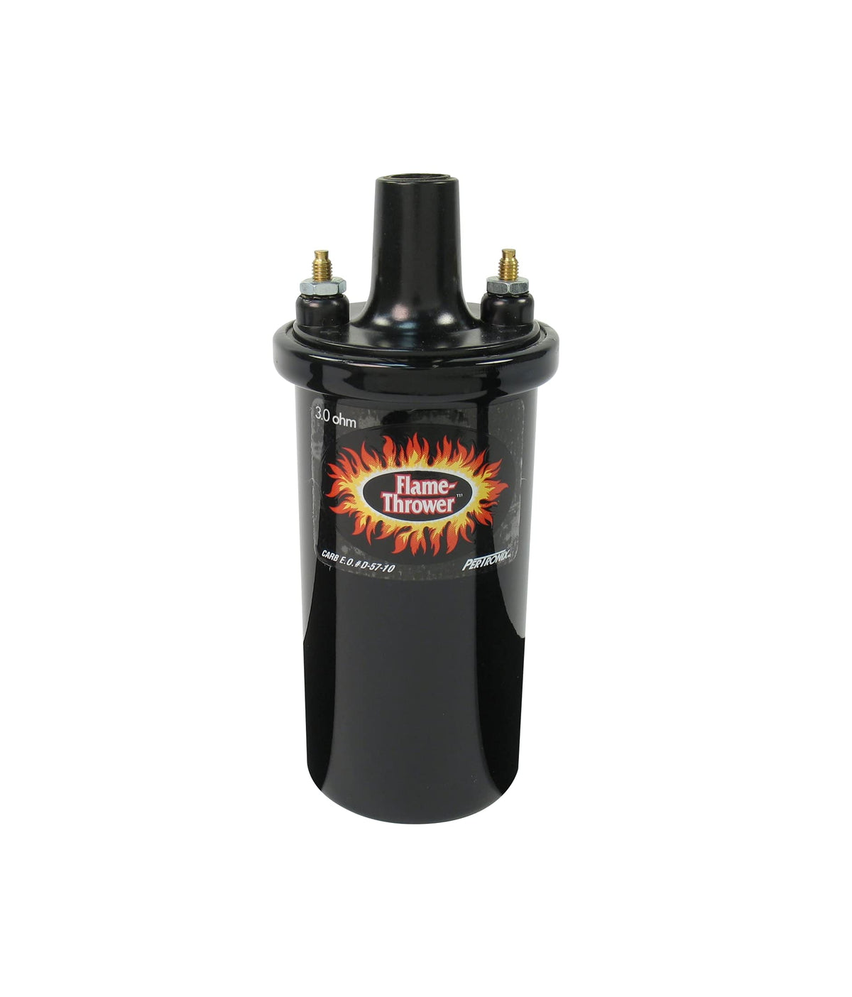PerTronix Flame-Thrower ignition coil visual showing 40kV output for reliable 12V spark