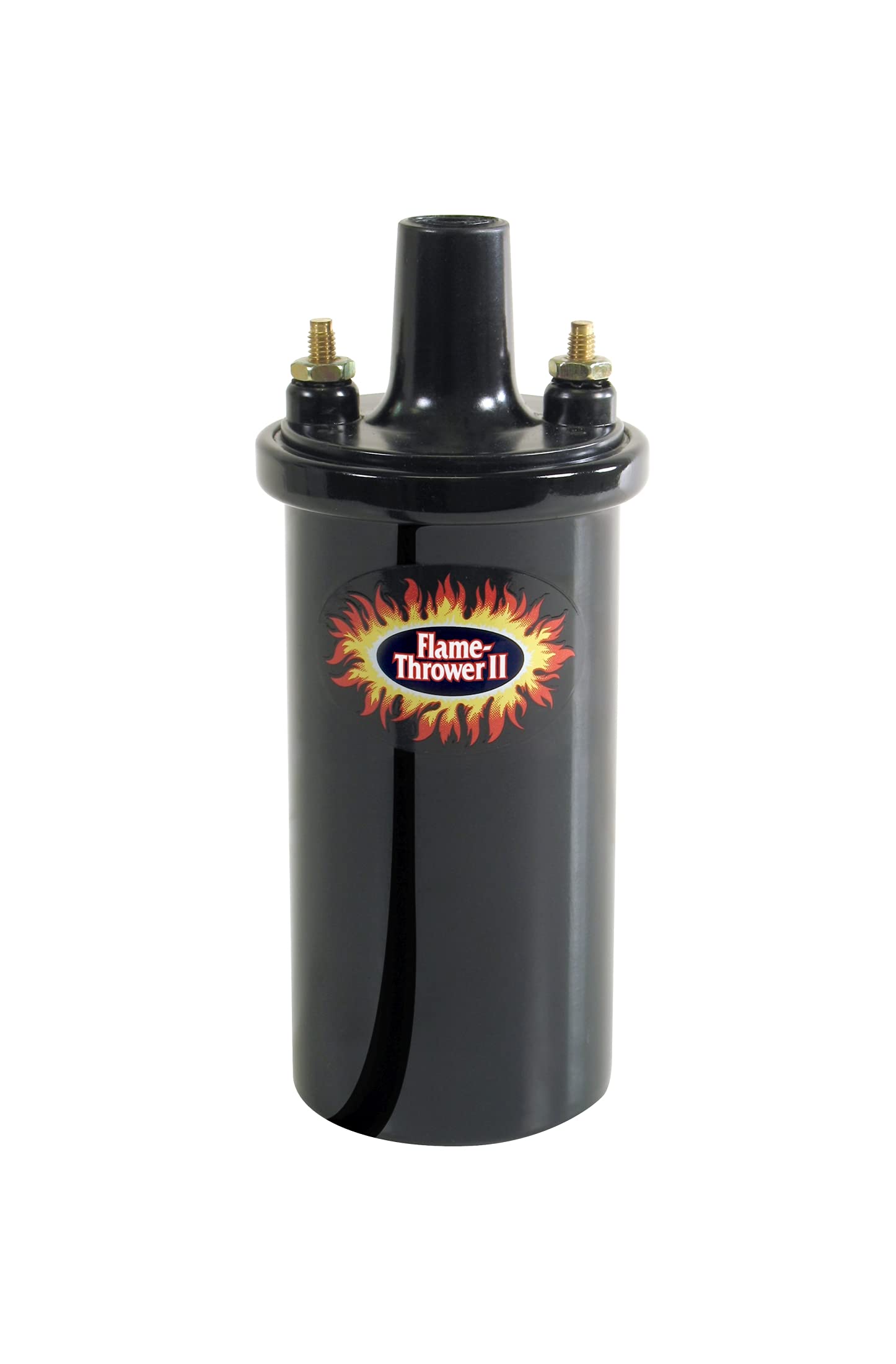 Pertronix Flame Thrower II ignition coil canister delivering 45k volts for stronger spark