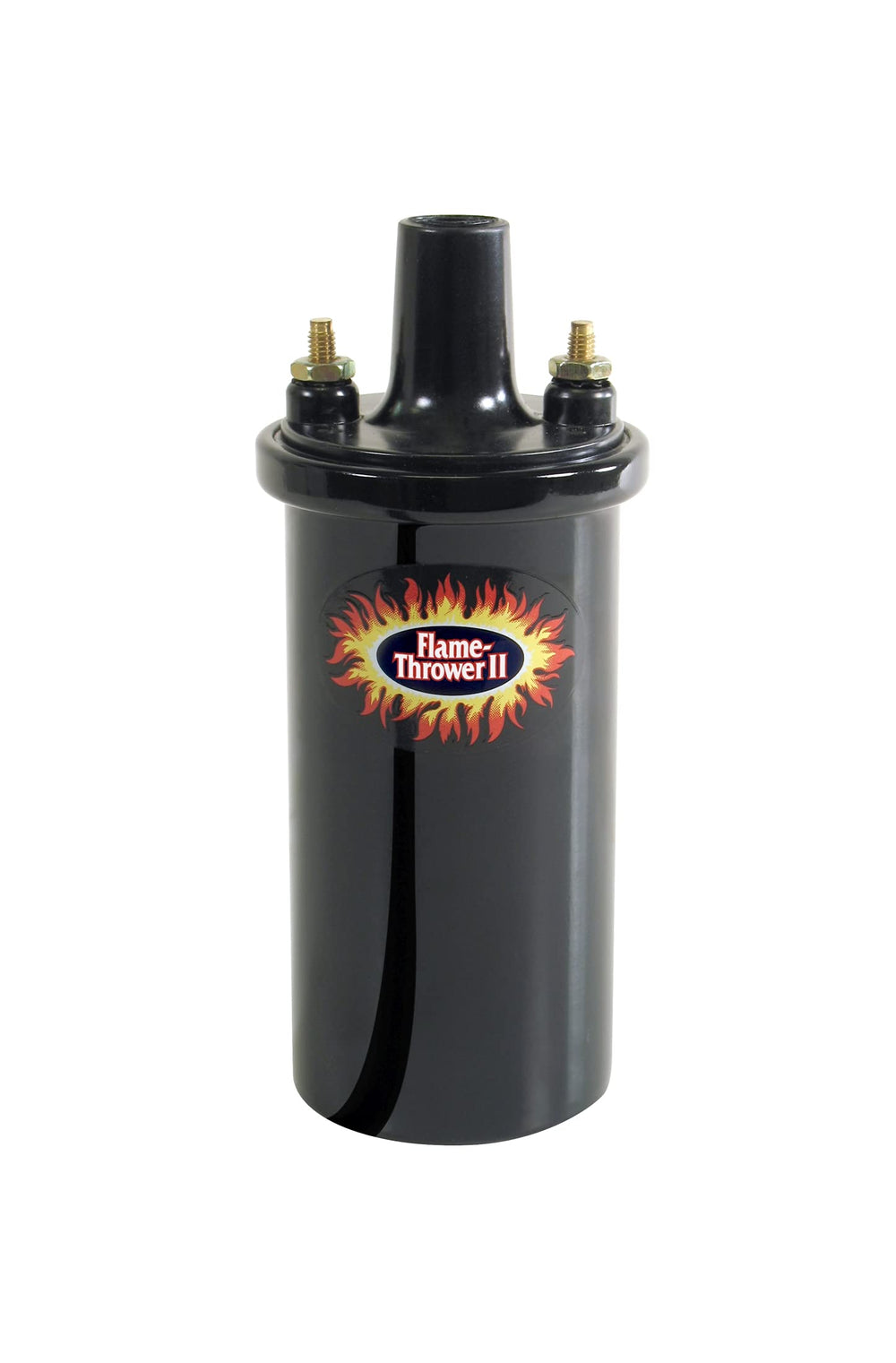 Pertronix Flame Thrower II ignition coil canister delivering 45k volts for stronger spark